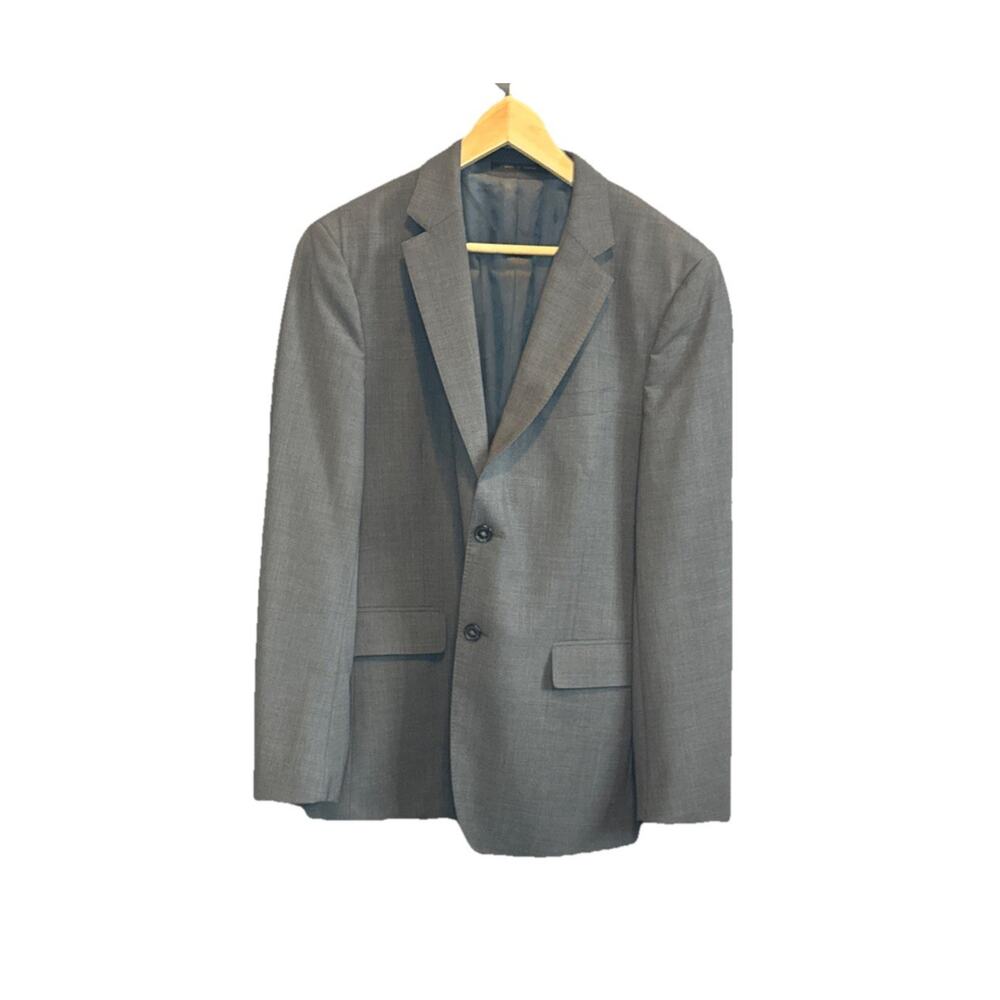 Jack Spade Blazer Suit Jacket Wool Blend Double Vented Gray Men Size 42R